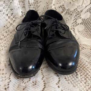 Dimitri Italy Men's US 8.5 Black Leather Derby Shoes